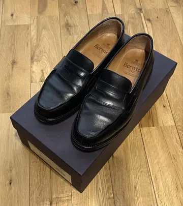 Berwick 4456 25cm 블랙 가죽 로퍼