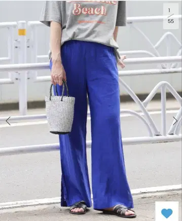 JOURNAL STANDARD relume 린넨 슬릿 이지 팬츠 36