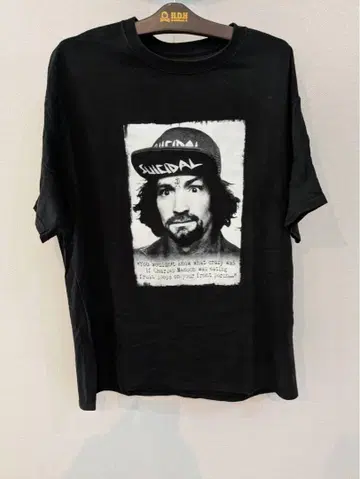 US 산겐자야 SUICIDALTENDENCIES 티셔츠 찰스 맨슨