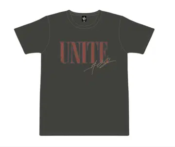 당일 발송 B'z UNITE02 로고 프린트 티셔츠 다크 그레이 XL