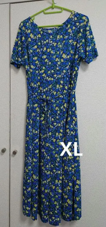 두클라쎄 꽃무늬 롱 원피스 XL