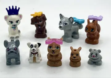 정품] 레고 LEGO 동물 미니 피규어 대량 10 개 시티 프렌즈