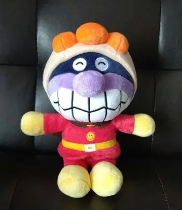 호빵맨 뮤지엄 한정판 바이켄맨 호빵맨 코스튬 봉제 인형