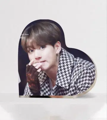 BTS 구크 아크릴 블록 하트