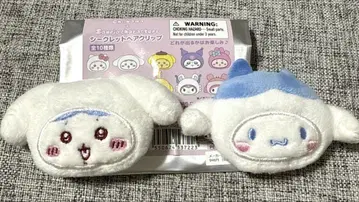 치이카와 산리오 헤어 클립 하치와레 시나모롤 시크릿 클립