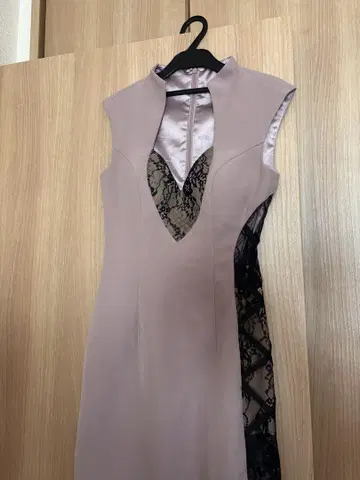 ROBE de FLEURS Glossy 미니 드레스 S