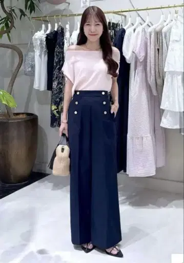 러브틱 모자 꽁지 마린 팬츠