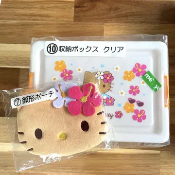 헬로키티 일광화상 키티 뽑기 제일복권 수납 박스 파우치