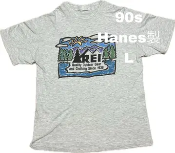 90s Hanes REI 아웃도어 L 빈티지 클래식 아웃도어 구제 의류