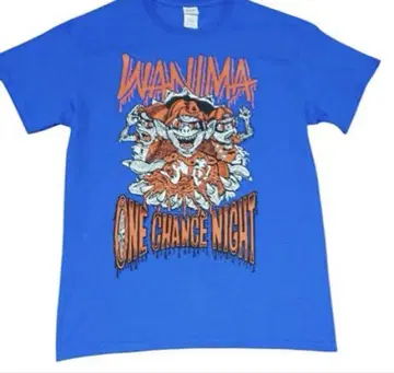 와니마 GILDAN 파랑 티셔츠 ONE CHANCE NIGHT M
