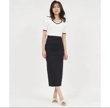 ROYALPARTY 백 오픈 타이트 원피스
