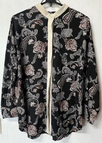 antiqua patterntorso 페이즐리 무늬 긴팔 셔츠