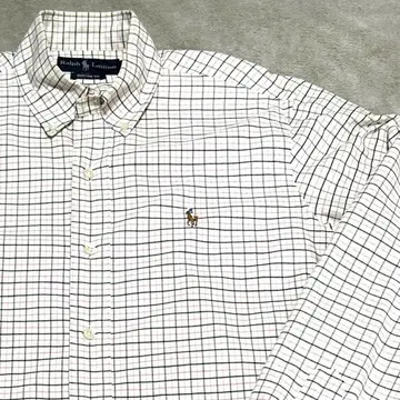 랄프 로렌 체크 셔츠 사이즈 S Ralph Lauren 베이지