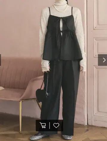 울리 터치 뷔스티에 팬츠 세트