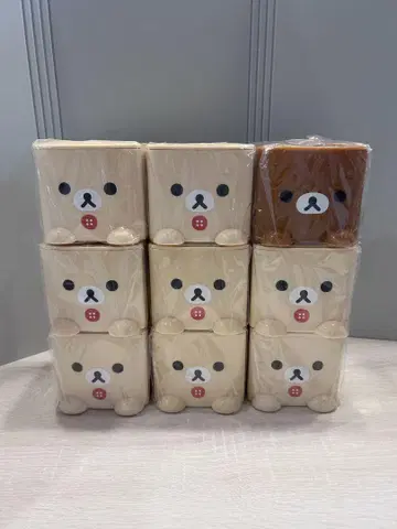 리락쿠마 코리락쿠마 스태킹 가슴 9개 세트