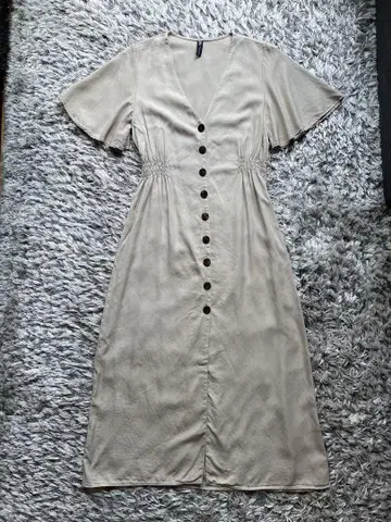 자라 V넥 롱 원피스