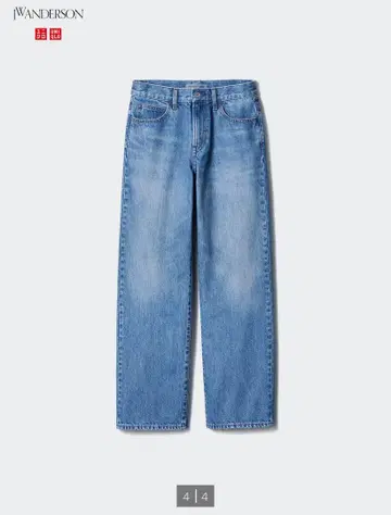 JW ANDERSON 유니클로 라이트 블루 스트레이트 데님 25