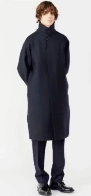 JOHN SMEDLEY (존스메들리) 더블 크로스 발마칸 코트
