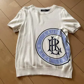 LAUREN RALPH LAUREN 반팔 니트 M 크림색