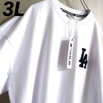 다저스 MLB 오타니 쇼헤이 로고 자수 모코모코 티셔츠 빅 사이즈 3L