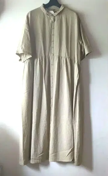 미사용 새상품 사만사 모스모스 린넨 혼방 원피스