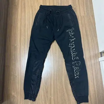 1PIU1UGUALE3 블랙 조거 팬츠 S