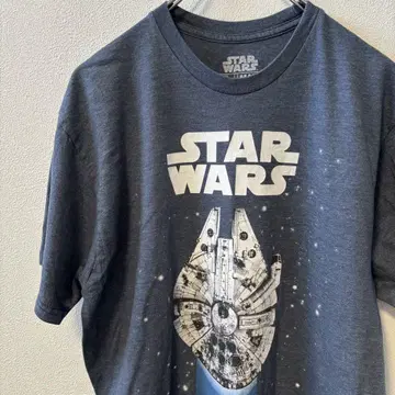 STAR WARS 스타 워즈 밀레니엄 팔콘 프린트 티셔츠 L