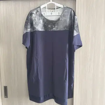 페이비릿 UZNo 밤하늘 패턴 절개 유니섹스 룸웨어 네이비