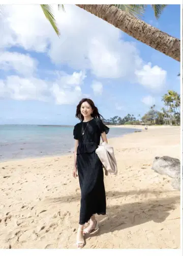 2025년판 메종 에쉘 에어리 셔링 원피스 원피스