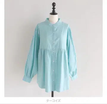 시루무린 searoomlynn 코튼 WASH 개더 셔츠