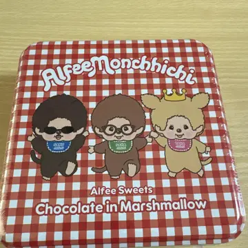 Alfee Monchhichi 초콜릿 마쉬멜로우 캔 빈 캔