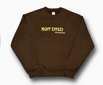 NOT DYED 맨투맨 M 사이즈 브라운