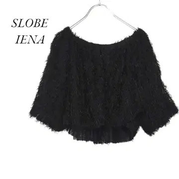 SLOBE IENA 하비 튤 볼레로 블랙 슬로브 이에나