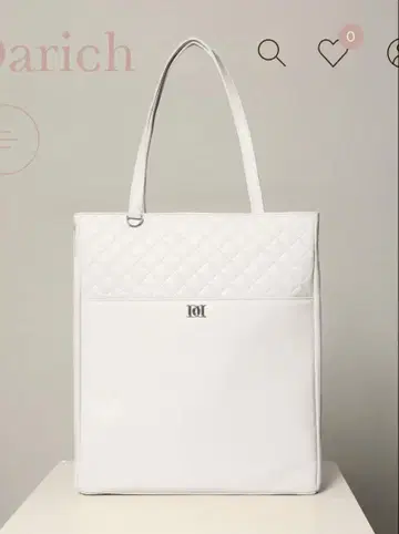 Darich DD 퀼팅 멀티 토트백 WHT 화이트