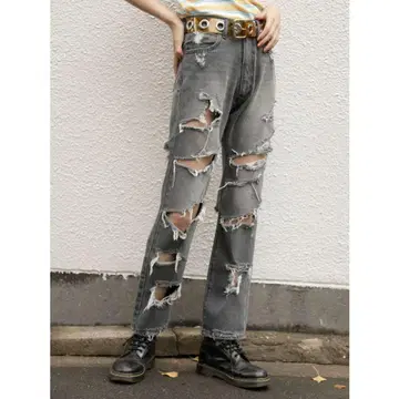 Jouete 데미지 보이즈 데님 L 사이즈