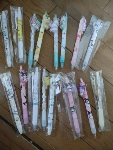 산리오 볼펜 묶음 판매, 원하는 만큼 담기