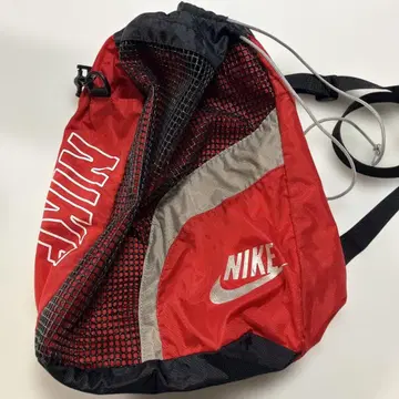 구제 의류 NIKE 나이키 숄더 백 빨간색 메쉬 냅색