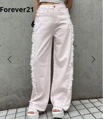 Forever21 브릿지 스터드 데님 팬츠