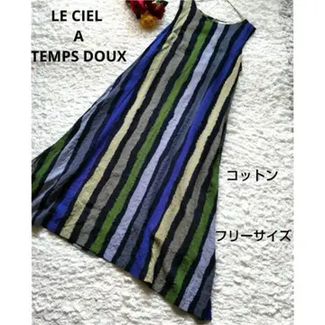 LE CIEL A TEMPS DOUX 코튼 원피스 새상품급 맥시 길이