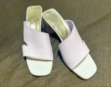 Margaux Vintage 연보라색 오픈토 힐 샌들