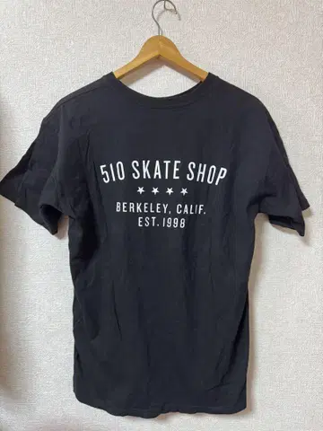 510 SKATE SHOP 블랙 티셔츠 M