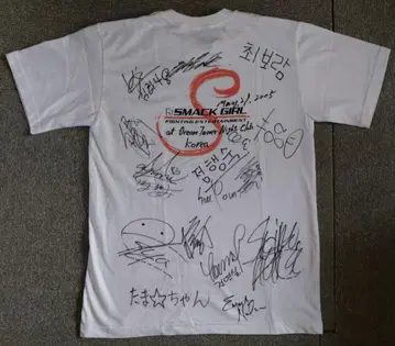 SMACK GIRL KOREA 2005 티셔츠