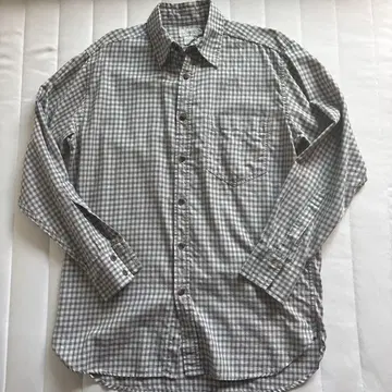 J.Crew 체크 무늬 긴팔 셔츠 xs 포르투갈제 90년대