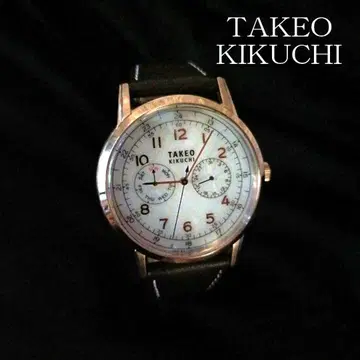 TAKEO KIKUCHI (다케오 키쿠치) 2 카운터 크로노 솔라 시계