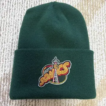 SEATTLE SONICS 니트 모자 그린