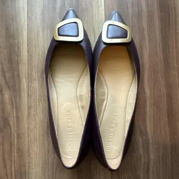 ODETTE E ODILE 오블리크 버클 플랫 10 사이즈 23.5cm