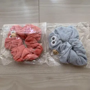 엘모 스크런치 세트 (핑크, 그레이)