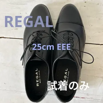 REGAL 블랙 남성용 비즈니스 스트레이트 팁 11KR BD