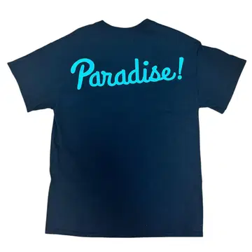 Paradise! 파라다이스 네이비 티셔츠