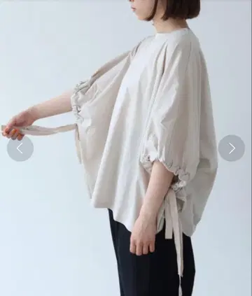 yuni 고출력 분또 리본 슬리브 풀오버